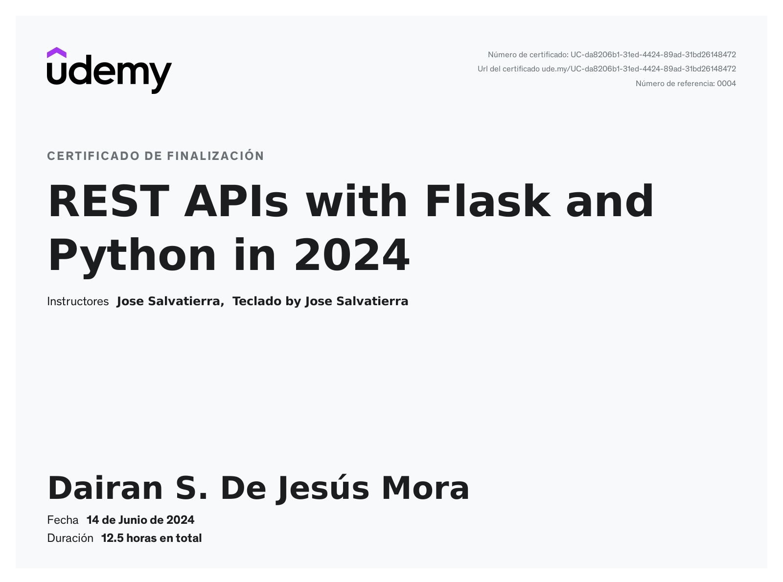 REST APIs with Flask and Python in 2024