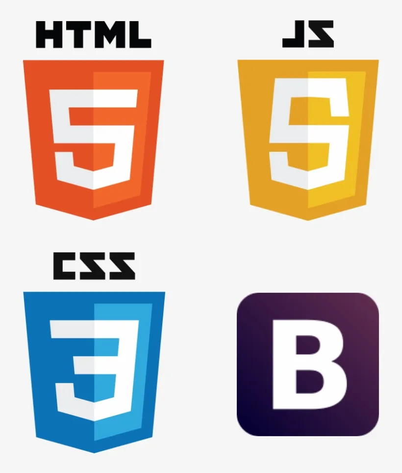 Image about HTML, CSS, JavaScript, and Bootstrap.